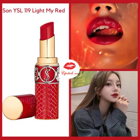 ysl light my red|Review Son YSL Màu 119 Light My Red Đỏ Berry – Limited Edition.